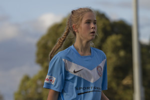 Stephanie Parton filled in admirably at right back for Sandringham.