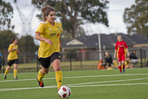 Bundoora defender Claudia Fruscalzo. Photo: Zee Ko