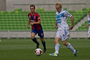Mitch Nichols put in yet another impressive performance for his new team. Photo: Zee Ko