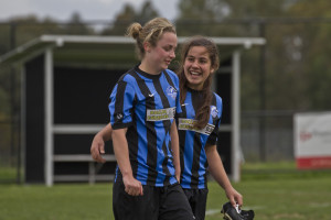 It's been quite a journey for young Emily Hulbert (R). Photo: Zee Ko