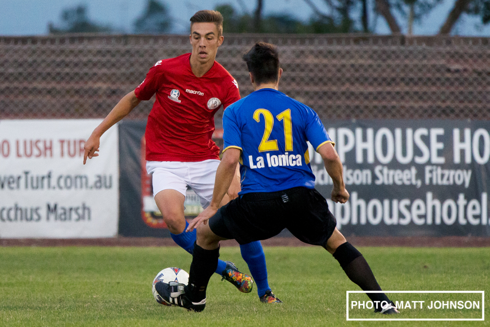 Melbourne Knights FC v Whittlesea Ranges FC, Dockerty Cup Round 4, 22 March 2014. 