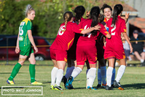 Ashburton Women's SC v Bulleen Lions Women's FC, Sportsmart WPL Round 2, 6 April 2014. 