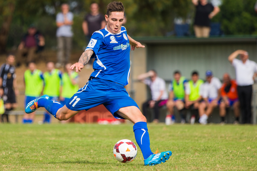 Northcote City FC v Bentleigh Greens SC, NPL Victoria Round 2, 30 March 2014. 