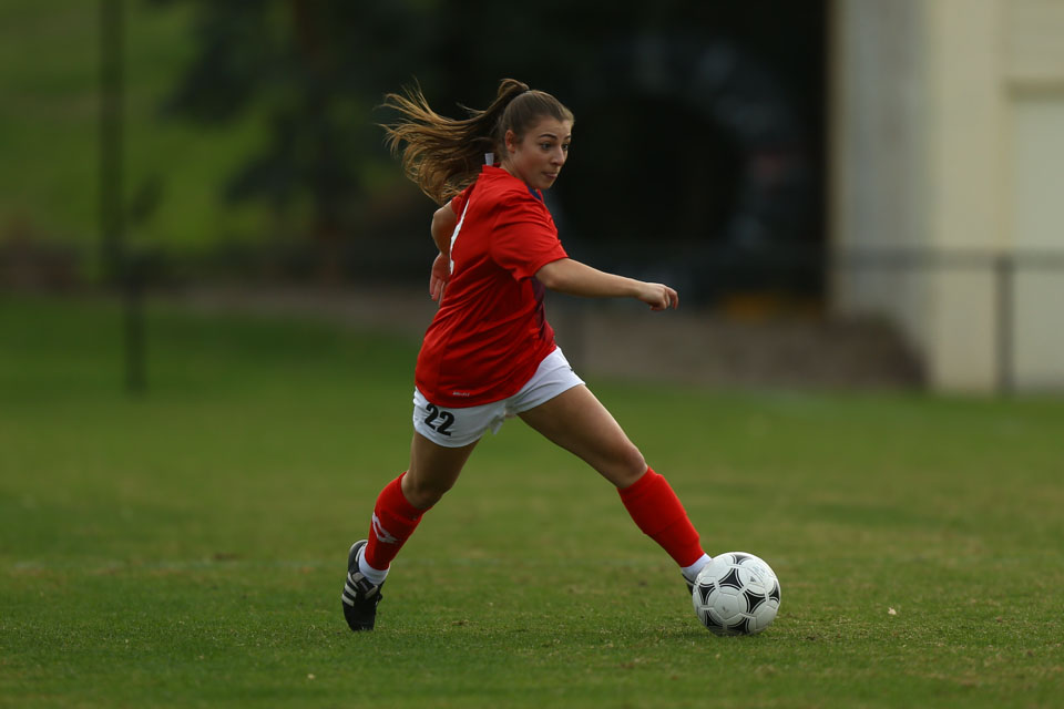 during the PS4 NPLW Round 9 match between Box Hill United SC and Alamein FC on May 7, 2016 at Wembley Park, Box Hill, Victoria - Photo Graeme Furlong