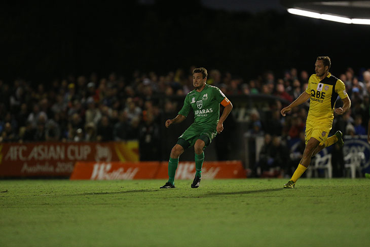 FFA Cup Semi Final between Bentleigh Greens and Perth Glory on 11 November 2014 at Kingston Heath, Melbourne, Australia