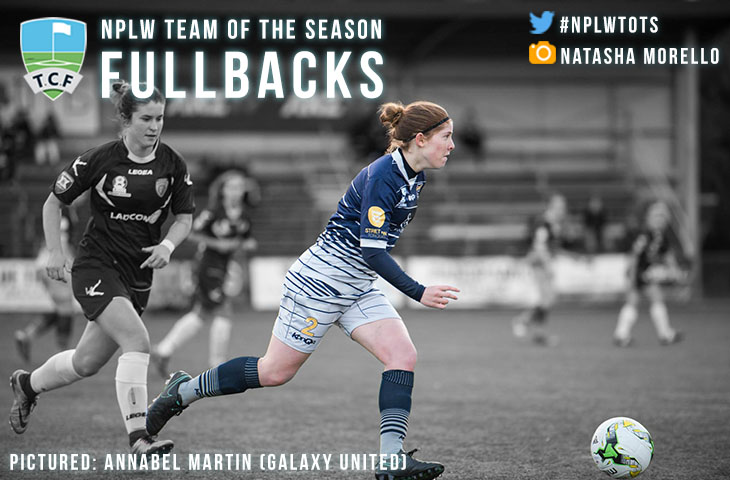 NPLW Team of the Season Graphic Header Fullbacks - Annabel Martin