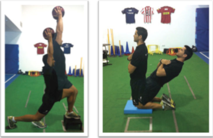 Fig 4. Abdominal strengthening exercise. Taken from “Mendiguchia, J., et al., Rectus femoris muscle injuries in football: a clinically relevant review of mechanisms of injury, risk factors and preventive strategies”. British journal of sports medicine, 2013. 47(6): p. 359-366.